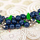 Bracelet 'Winter blueberries'. Bead bracelet. Romanycheva Natalia. My Livemaster. Фото №6