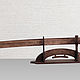 Катана деревянная Меч японский на подставке. Сувенирное оружие. -firefly-. Интернет-магазин Ярмарка Мастеров.  Фото №2