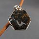 Метеоритный кулон гексагон метеорит Сеймчан шестигранник. Кулон. MeteoriteArt. Ярмарка Мастеров.  Фото №5