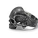 Заказать Кольцо из серебра с черепом Cranium-1 AZR-15. Blacksilver. Ярмарка Мастеров. . Кольца Фото №3