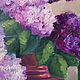 Oil painting in frame. Lilac Floral Still Life. Pictures. Verana-art. My Livemaster. Фото №5