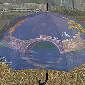 Детский зонт-трость с росписью 