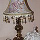  Лампа с ирисами. Настольные лампы. Ольга (GreenLamp). Ярмарка Мастеров.  Фото №5