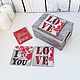 Love you: a box for tea bags and Cup holders. Box. MissDecoupage. Online shopping on My Livemaster.  Фото №2
