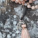 Women's mala, Rosary with Guan Yin made of 108 beads of peach moonstone. Rosary. Jewerly for Happiness. My Livemaster. Фото №5