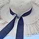  вязаная шляпа из рафии с лентами. Шляпы. Mommy's crochet bags. Ярмарка Мастеров.  Фото №6