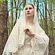 Платье кружевное Птица-Пава, лен, айвори. Народные платья. Filiх - Лен Хлопок Лес. Ярмарка Мастеров.  Фото №6