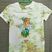 Одежда детская handmade. Livemaster - original item T-shirts and tops: Fairy on a daisy. Handmade.