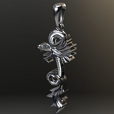 Украшения ручной работы. Ярмарка Мастеров - ручная работа Подвеска: Дракон. Handmade.