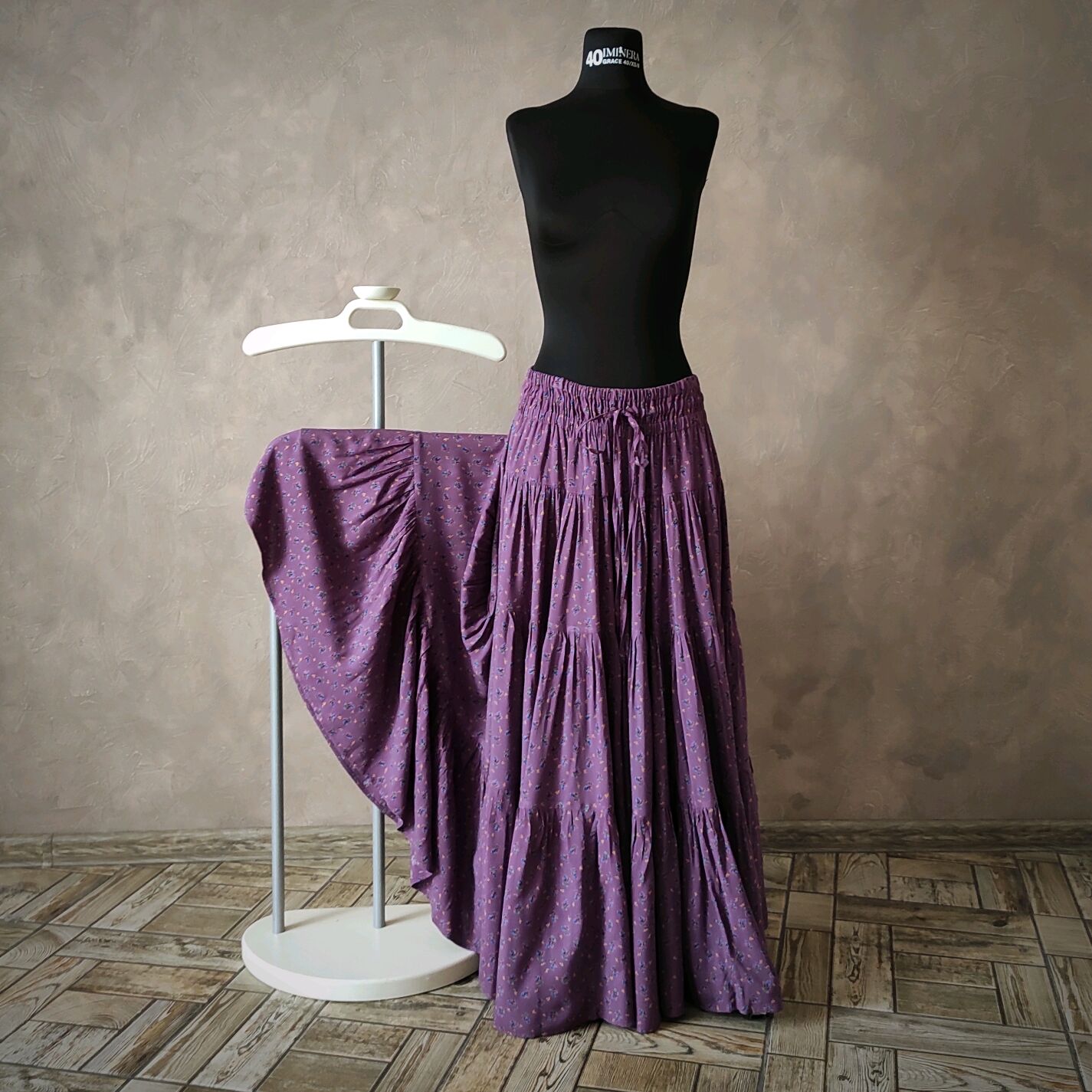 Tiered skirt from the 'Berry smoothie' staple', Skirts, Kemerovo,  Фото №1