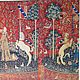 Ткань для шитья одежды Лён 140x70см и 85 см Дама с Единорогом. Ткани. Крапивина Анна (Creativchik). Ярмарка Мастеров.  Фото №5