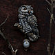 brooches: ' Wise Owl ' birds. Brooches. House Of The Moon Dew. My Livemaster. Фото №6