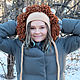 ШАПКА ЛЕВ. Шапки. Woolcraft. Интернет-магазин Ярмарка Мастеров.  Фото №2
