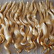Hair for dolls (apricot, washed, combed, hand-dyed) Curls Curls for Curls for dolls, dolls to buy Hair for dolls, buy Handmade Fair Masters Puppenhaar
