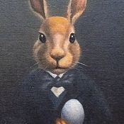 Картины и панно handmade. Livemaster - original item Picture: The Easter Bunny.. Handmade.