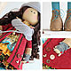 Заказать Кукла текстильная. Осень. Фрэнка. Warianta_dolls. Авторские куклы. Ярмарка Мастеров. . Интерьерная кукла Фото №3