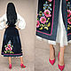 Ethno-costume with hand embroidery ' Round dance of flowers'. Suits. KVITKA. Online shopping on My Livemaster.  Фото №2