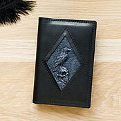 Канцелярские товары handmade. Livemaster - original item A6 leather notebook 