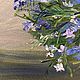 Author's oil painting, still life with flowers ' forget-me-Nots». Pictures. letymary (letymary). My Livemaster. Фото №6