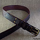 Belt Ranger. Straps. YanKorS leather. Online shopping on My Livemaster.  Фото №2