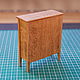 Furniture for dolls: Chest of drawers light walnut 1/12. Doll furniture. papa_marko. Ярмарка Мастеров.  Фото №6
