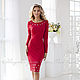Dress 'mulled Wine' from Jersey, Dresses, St. Petersburg,  Фото №1