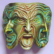 Для дома и интерьера handmade. Livemaster - original item Three-Face Fantasy Mask, Three Faces, Emotion Mask. Handmade.
