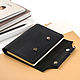 Diary made of genuine leather on rings with magnetic buttons. Diaries. Ptaho. Интернет-магазин Ярмарка Мастеров.  Фото №2