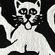 Ковер ручной работы КОТ. Ковры для дома. tufting.na._.zare. Интернет-магазин Ярмарка Мастеров.  Фото №2