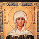 Order Wooden icon ' St. Xenia of St. Petersburg'. ikon-art. Livemaster. . Icons Фото №3