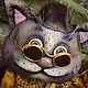 Кот Базилио. Интерьерная кукла. Kofeynyashki ART toys Кожемякина Людмила  (kofeynyashki). Ярмарка Мастеров.  Фото №5