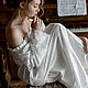 Feerie nightgown made of silk cambric long white, Nightdress, Moscow,  Фото №1