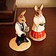 Винтаж: Royal Doulton кролики викарий и певчий, Англия, 2000 год. Статуэтки винтажные. Karina(Anti_vinta). Интернет-магазин Ярмарка Мастеров.  Фото №2