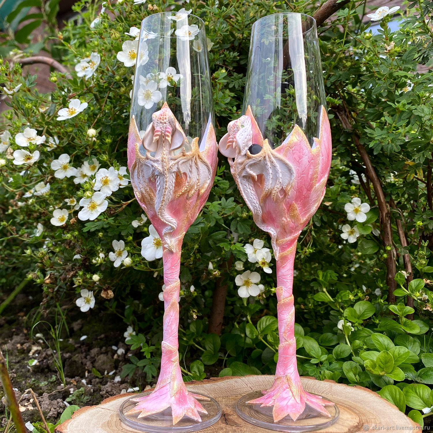 A set of champagne glasses, Wine Glasses, St. Petersburg,  Фото №1