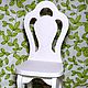 Chair for dolls painted white. Doll furniture. Lamy-mammy (furniture for dolls). Online shopping on My Livemaster.  Фото №2