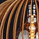 Деревянный светильник Сфера орех, люстра из дерева,  подвесной абажур. Потолочные и подвесные светильники. Деревянные светильники Woodshire (woodshire). Ярмарка Мастеров.  Фото №4