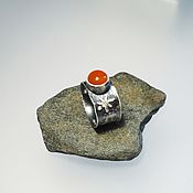 Украшения handmade. Livemaster - original item Ring: Carnelian ring 