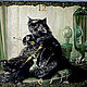 'Cat Behemoth'wall Clock,cats,clock for interior,Bulgakov, Watch, Rostov-on-Don,  Фото №1