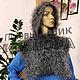 NEW Капор Капюшон вязаный пуховый козий пух. Шапки. ПУХОВЫЙ ШИК KOZAmoDA (kozamoda) (kozamoda). Ярмарка Мастеров.  Фото №6