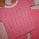 Костюм для девочки "Розовый ажур", Комплекты одежды для малышей, Удельная,  Фото №1