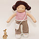 Waldorf doll, 26 cm with a set of clothes of 16 items. Waldorf games and sets. bee_littlefamily. My Livemaster. Фото №4