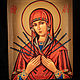 El icono de nuestra señora 'Ablandadores de corazones malvados'. Icons. ikon-art. Ярмарка Мастеров.  Фото №4