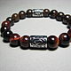 Bracelet with Fehu rune, Yera, bronzite and bull's Eye. Bead bracelet. Beautiful gifts for the good people (Alura-lights). Online shopping on My Livemaster.  Фото №2
