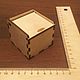 Арт 00595 (60х60х56мм. скользящая крышка) Коробка-упаковка подарочная. Заготовки для декупажа и росписи. Виталий Бутко (wetka). Ярмарка Мастеров.  Фото №6