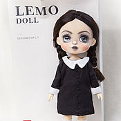 Куклы и игрушки handmade. Livemaster - original item OOAK Lemo doll.  Wednesday Adams /Wednesday. Handmade.