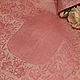 Полотенце льняное жаккардовое Медальон и Барвинок Розовый цвет. Полотенца. Костромская Слобода Светлана. Ярмарка Мастеров.  Фото №5
