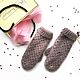 Варежки из кид-мохера Бельгийская вафля. Варежки. PURE boutique (Алиса). Интернет-магазин Ярмарка Мастеров.  Фото №2