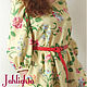 Dress with pockets 'Magic garden' 2 (pale yellow), Dresses, Tomsk,  Фото №1