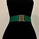 Belt-gum Green № 16, Dark Emerald № 21, price for H - 50mm. Straps. elastic belt. My Livemaster. Фото №6