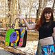 Заказать Сумка "Пикассо"-2. Анна Лесникова      Les accessoires. Ярмарка Мастеров. . Классическая сумка Фото №3